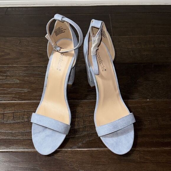 WOMENS LIGHT BLUE SHOE DAZZLE SANDAL SIZE 11 - Picture 3 of 10